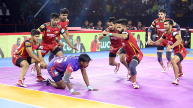 Match 56: Dabang Delhi K.C. vs Bengaluru Bulls Match 56: Dabang Delhi K.C. vs Bengaluru Bulls