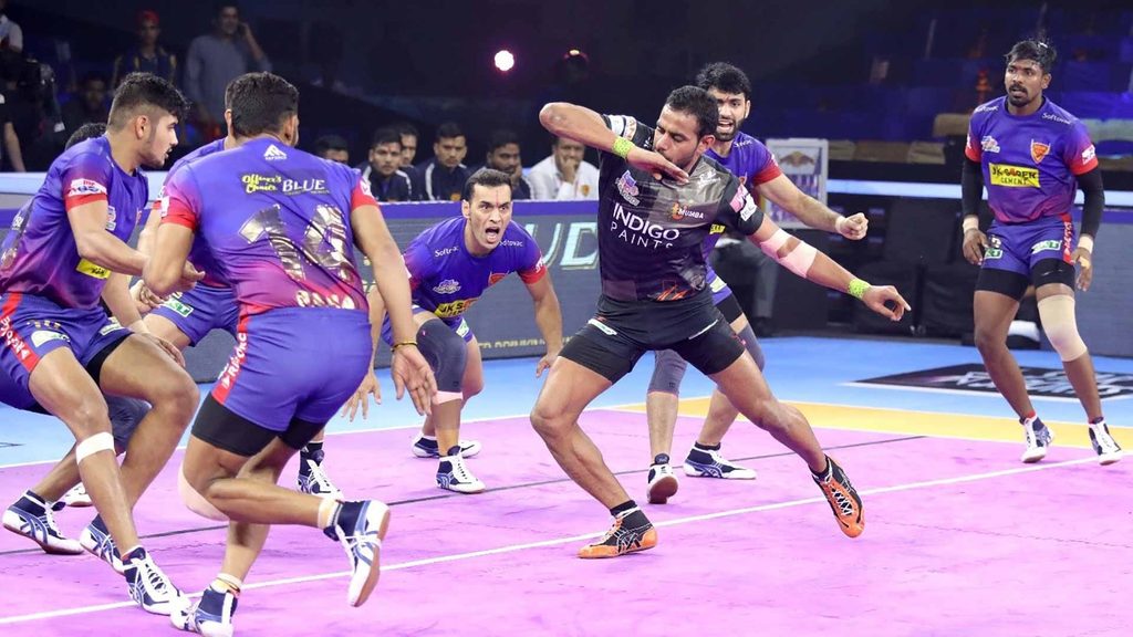 U Mumba and Dabang Delhi K.C. were involved in a tie in the penultimate league stage game of the season.