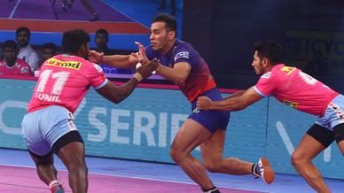 Match 121: Jaipur Pink Panthers vs Dabang Delhi K.C. Match 121: Jaipur Pink Panthers vs Dabang Delhi K.C.