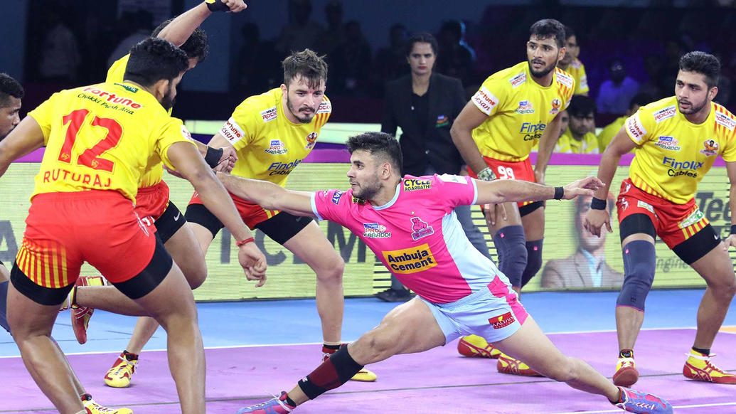 Match 100: Jaipur Pink Panthers vs Gujarat Fortunegiants Match 100: Jaipur Pink Panthers vs Gujarat Fortunegiants