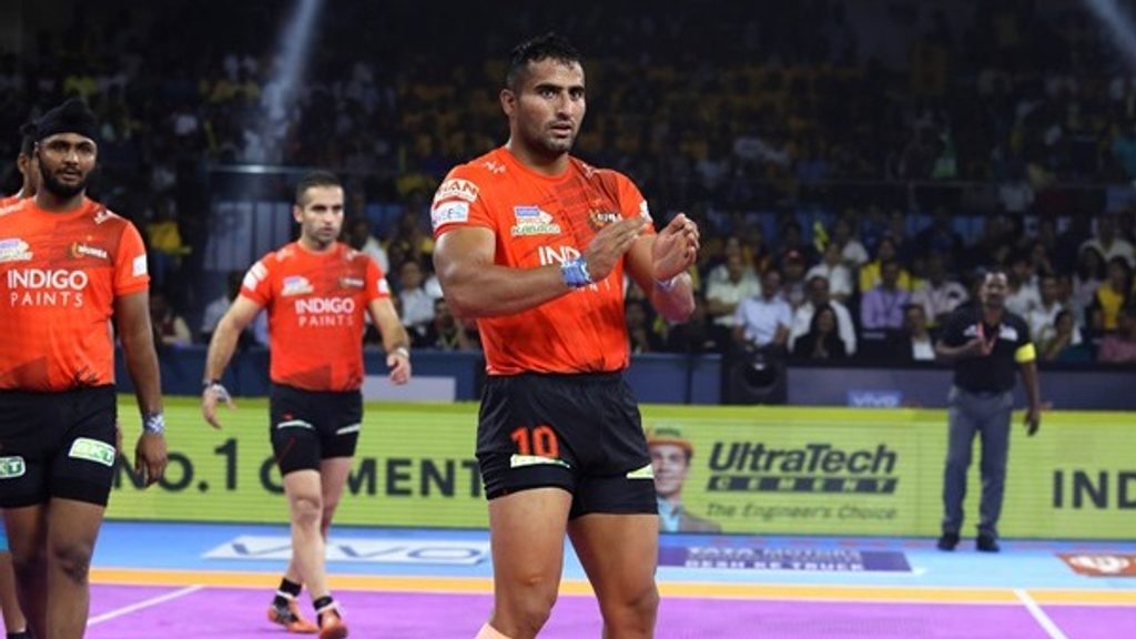 U Mumba’s all-rounder Sandeep Narwal has enforced the most Super Tackles in Pro Kabaddi.