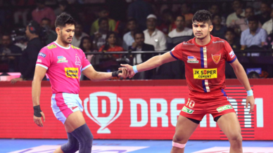 Match 73: Jaipur Pink Panthers vs Dabang Delhi K.C. Match 73: Jaipur Pink Panthers vs Dabang Delhi K.C.