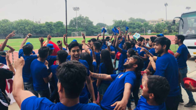 Dabang Fauj show their support for Dabang Delhi K.C. Dabang Fauj show their support for Dabang Delhi K.C.