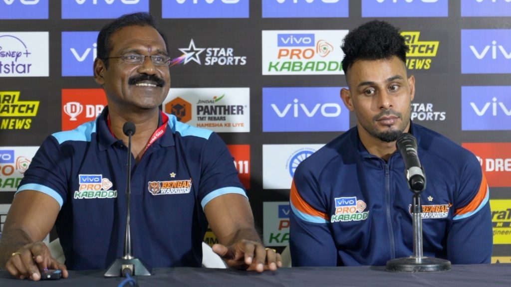 We don't need to look at the points table K. Baskaran Press