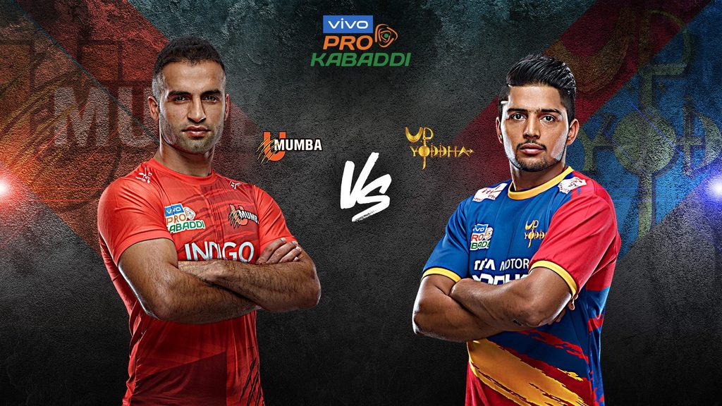 U Mumba take on U.P. Yoddha in Match 19 of VIVO Pro Kabaddi Season 7.  