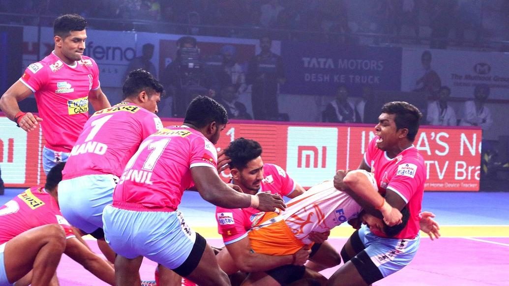 Match 111: Jaipur Pink Panthers vs Puneri Paltan Match 111: Jaipur Pink Panthers vs Puneri Paltan