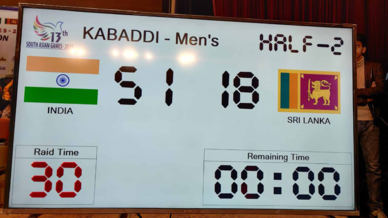 South Asian Games 2019 final: India clinch gold South Asian Games 2019 final: India clinch gold