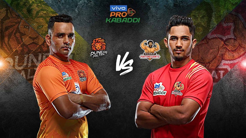 Puneri Paltan face Gujarat Fortunegiants in Match 89 of vivo Pro Kabaddi Season 7.