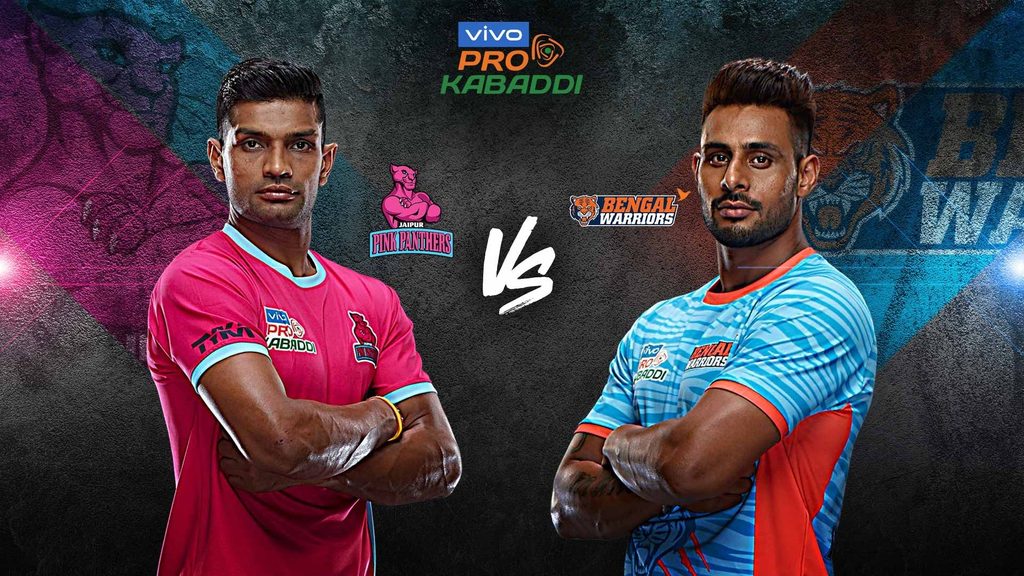Jaipur Pink Panthers take on Bengal Warriors in Match 13 of VIVO Pro Kabaddi Season 7.