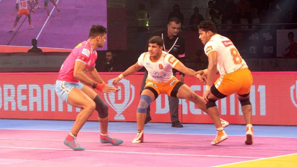 Match 111: Jaipur Pink Panthers vs Puneri Paltan Match 111: Jaipur Pink Panthers vs Puneri Paltan