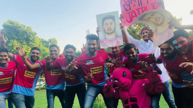 Panthers Pack show their support for Jaipur Pink Panthers Panthers Pack show their support for Jaipur Pink Panthers