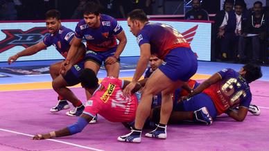 Match 121: Jaipur Pink Panthers vs Dabang Delhi K.C. Match 121: Jaipur Pink Panthers vs Dabang Delhi K.C.