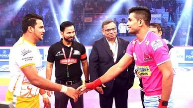 Match 111: Jaipur Pink Panthers vs Puneri Paltan Match 111: Jaipur Pink Panthers vs Puneri Paltan