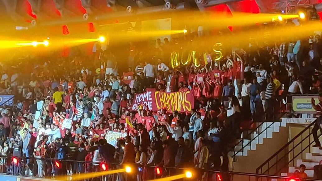 Bulls'I show their support for Bengaluru Bulls Bulls'I show their support for Bengaluru Bulls
