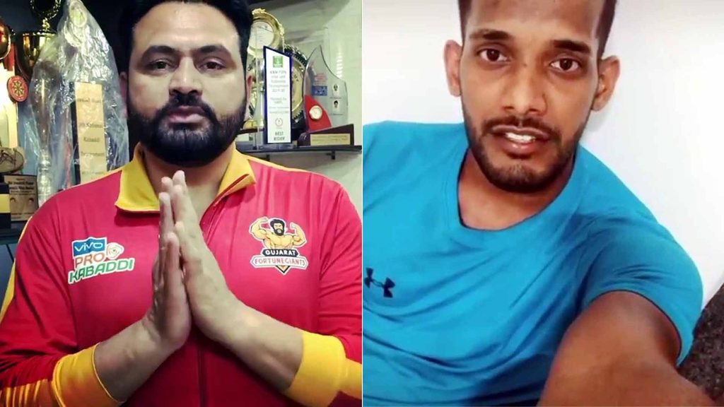 Manpreet Singh and Siddharth Desai were among the few Pro Kabaddi stars who sent a message to their followers amid the coronavirus outbreak.