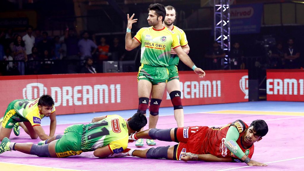 Pawan Sehrawat played a big role in Bengaluru Bulls’ win over Patna Pirates.