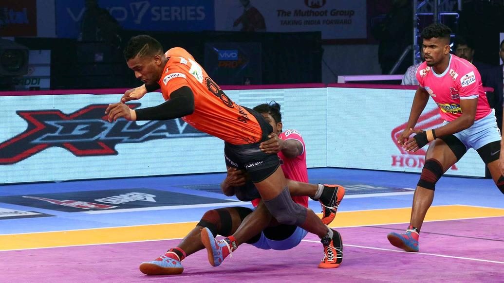 Match 114: Jaipur Pink Panthers vs U Mumba Match 114: Jaipur Pink Panthers vs U Mumba