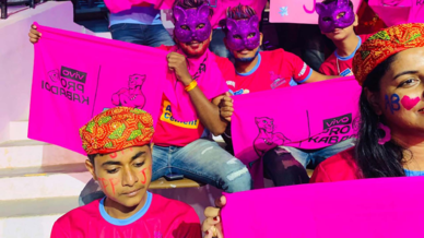 Panthers Pack show their support for Jaipur Pink Panthers Panthers Pack show their support for Jaipur Pink Panthers