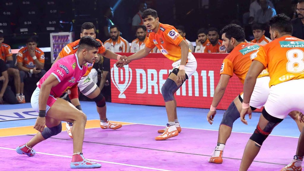 Skipper Deepak Hooda led from the front against Puneri Paltan with 10 points.