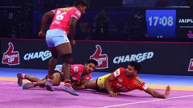 Match 116: Jaipur Pink Panthers vs Gujarat Fortunegiants Match 116: Jaipur Pink Panthers vs Gujarat Fortunegiants