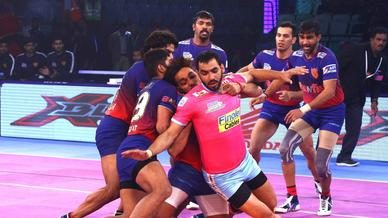 Match 89: Dabang Delhi K.C. vs Jaipur Pink Panthers Match 89: Dabang Delhi K.C. vs Jaipur Pink Panthers