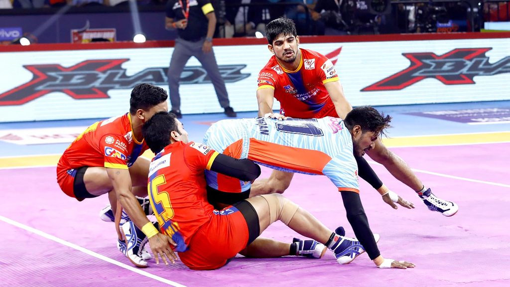 U.P. Yoddha got the better of Bengal Warriors in match 69 of vivo Pro Kabaddi Season 7.