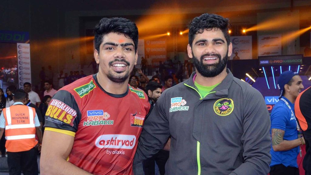 Pawan Sehrawat broke Pardeep Narwal’s record of most raid points in a match.