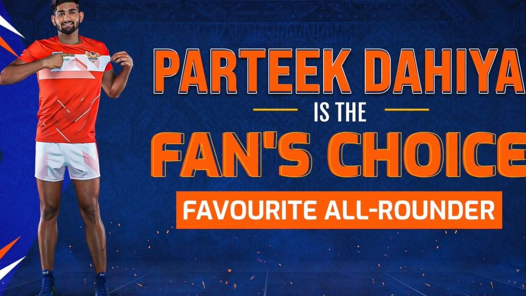 Parteek Gun Fan's Choice: Favourite All-Rounder - Parteek Dahiya | vivo Pro Kabaddi