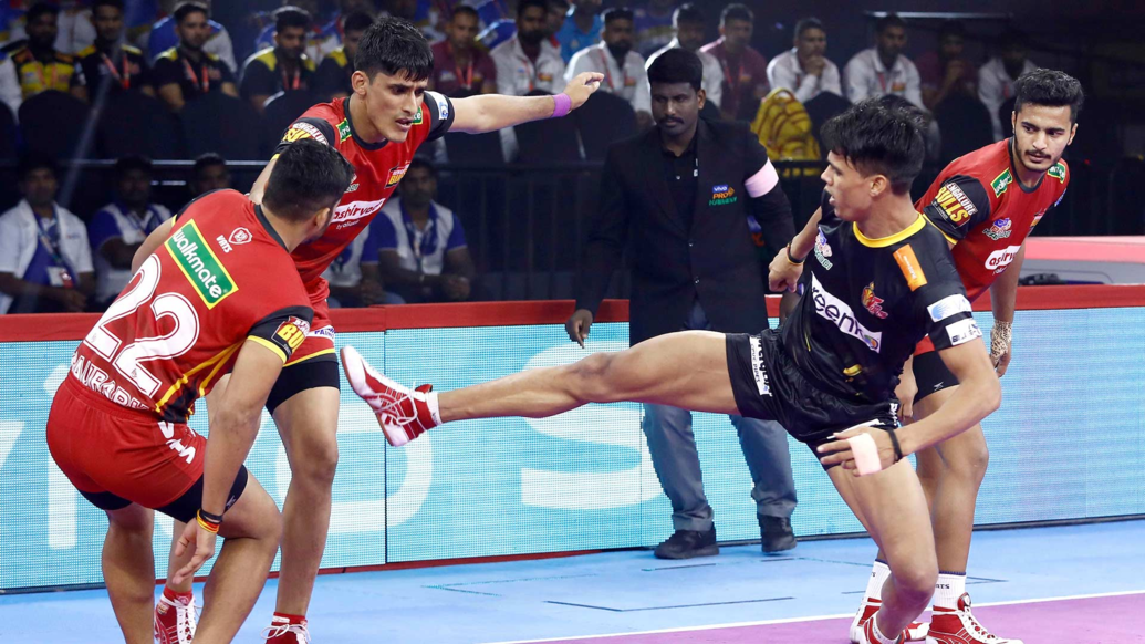 Match 77: Bengaluru Bulls vs Telugu Titans Match 77: Bengaluru Bulls vs Telugu Titans
