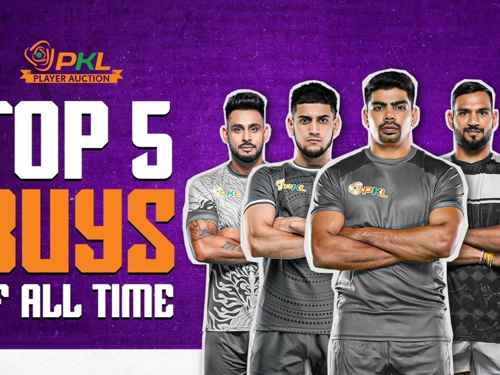 Top 5 Buys of All Time in Pro Kabaddi League Player Auction