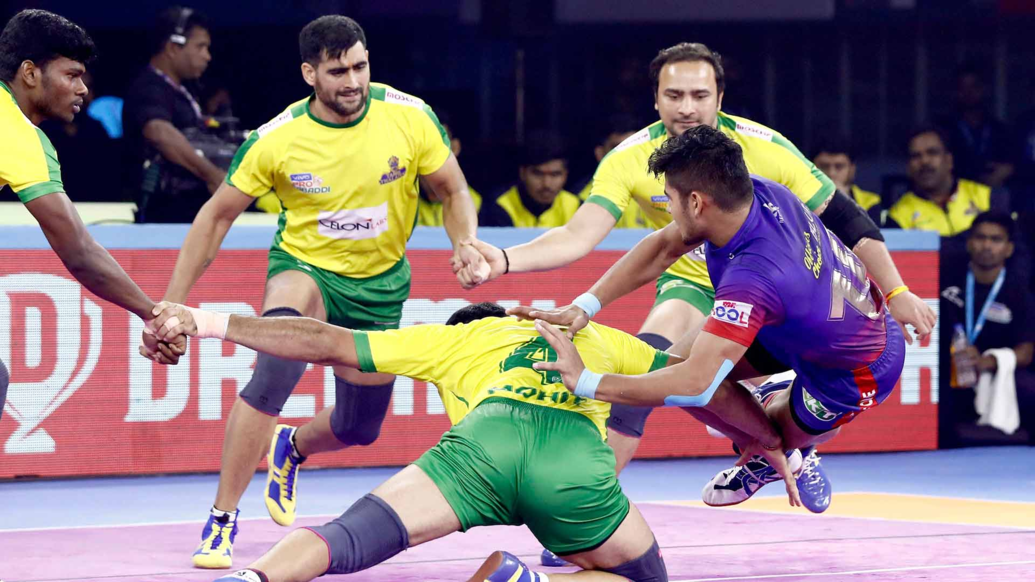 Match 80: Dabang Delhi K.C. vs Tamil Thalaivas Match 80: Dabang Delhi K.C. vs Tamil Thalaivas