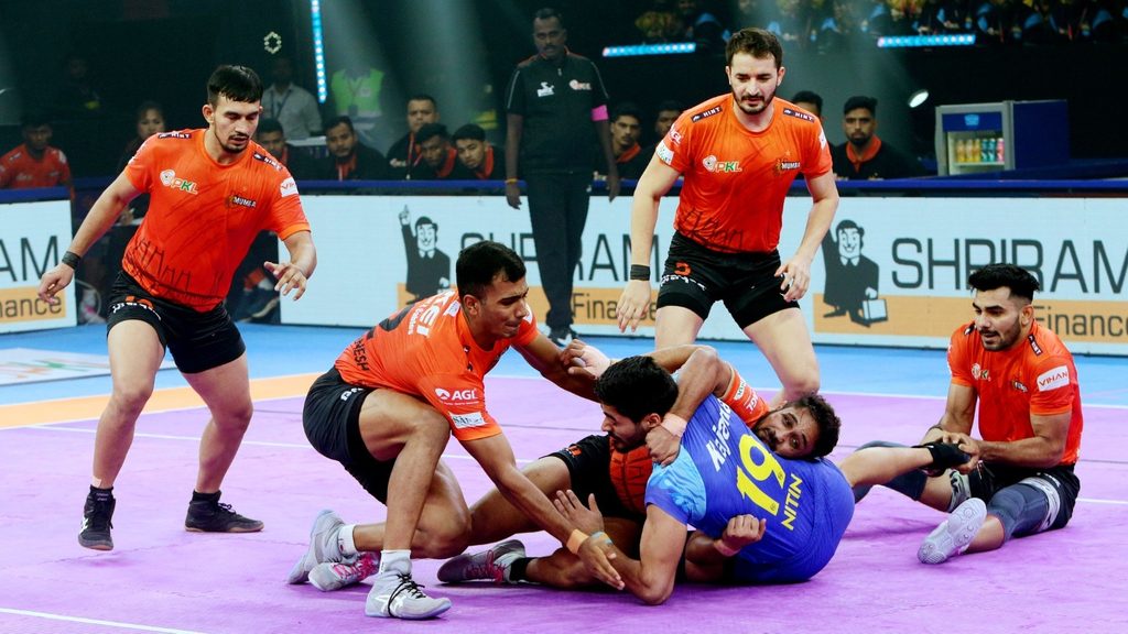 Bengal Warriorz vs U Mumba in match 132 of Pro Kabaddi Season 11
