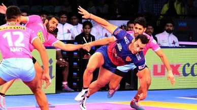 Match 89: Dabang Delhi K.C. vs Jaipur Pink Panthers Match 89: Dabang Delhi K.C. vs Jaipur Pink Panthers