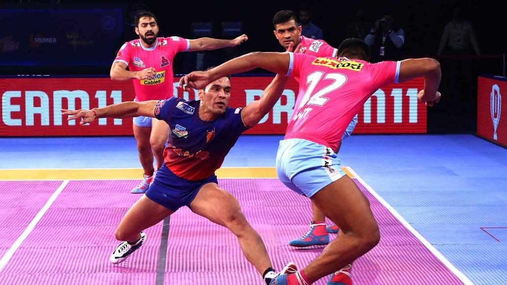Match 89: Dabang Delhi K.C. vs Jaipur Pink Panthers Match 89: Dabang Delhi K.C. vs Jaipur Pink Panthers