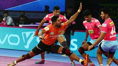 Match 114: Jaipur Pink Panthers vs U Mumba Match 114: Jaipur Pink Panthers vs U Mumba