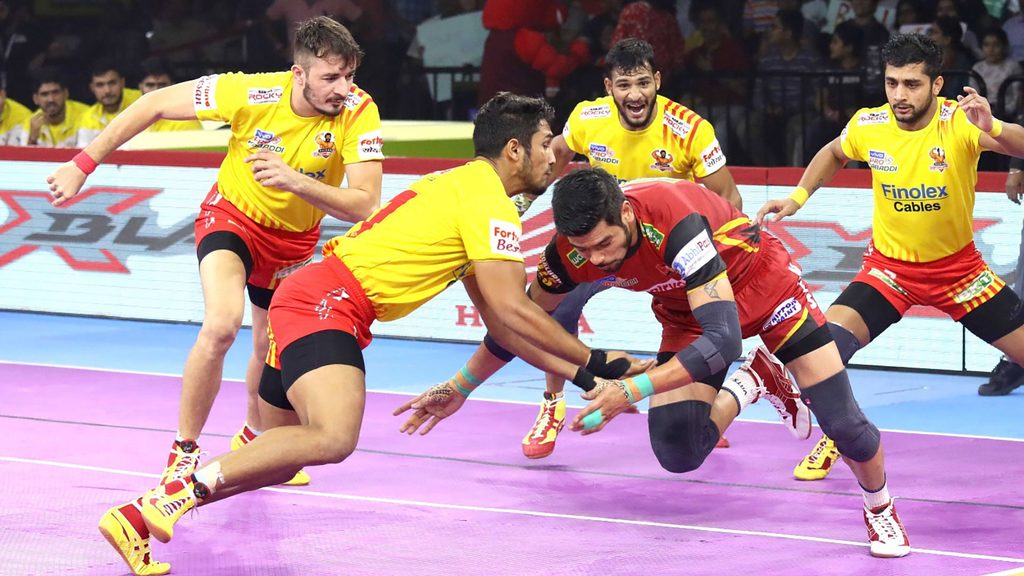 Gujarat Fortunegiants beat Bengaluru Bulls for the second time this season.