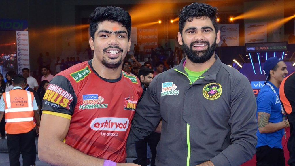 Pawan Sehrawat and Pardeep Narwal both crossed the 300-raid point mark in Season 7.