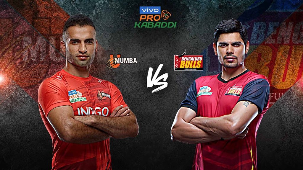 U Mumba take on Bengaluru Bulls in match 109 of vivo Pro Kabaddi Season 7