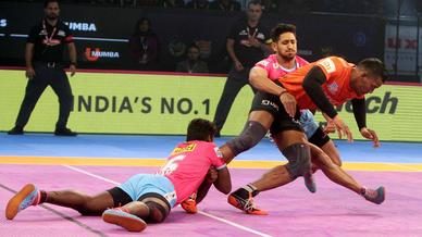 Match 114: Jaipur Pink Panthers vs U Mumba Match 114: Jaipur Pink Panthers vs U Mumba