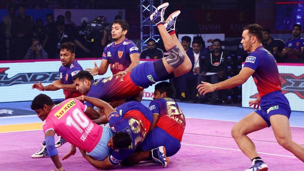 Match 121: Jaipur Pink Panthers vs Dabang Delhi K.C. Match 121: Jaipur Pink Panthers vs Dabang Delhi K.C.