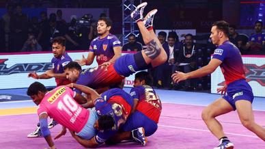 Match 121: Jaipur Pink Panthers vs Dabang Delhi K.C. Match 121: Jaipur Pink Panthers vs Dabang Delhi K.C.