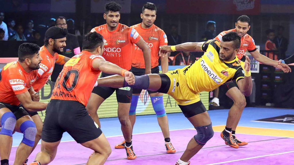 U Mumba put on a team effort to beat Telugu Titans.