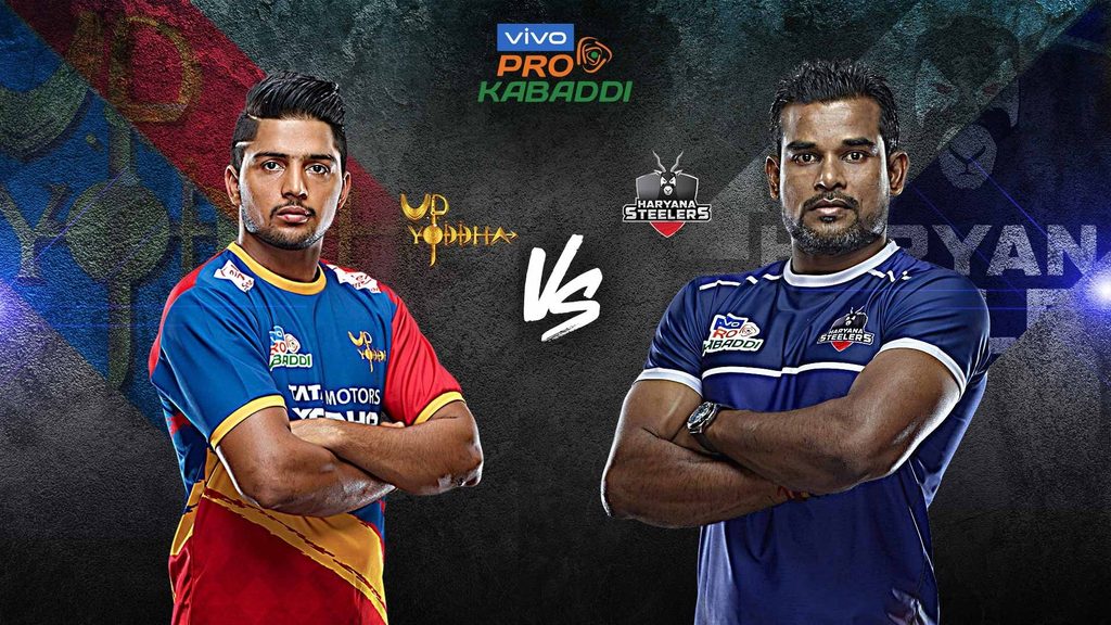 U.P. Yoddha will take on Haryana Steelers in Match 40 of VIVO Pro Kabaddi Season 7.