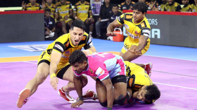 Match 57: Jaipur Pink Panthers vs Telugu Titans Match 57: Jaipur Pink Panthers vs Telugu Titans