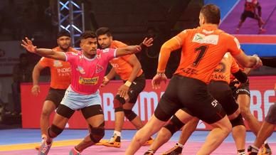 Match 114: Jaipur Pink Panthers vs U Mumba Match 114: Jaipur Pink Panthers vs U Mumba