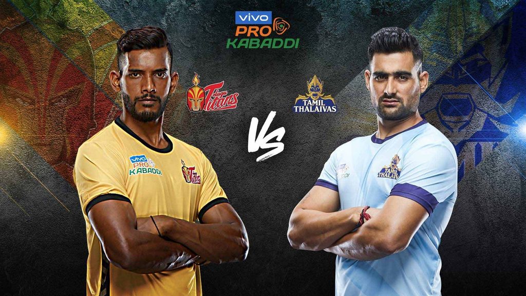 Telugu Titans host Tamil Thalaivas in Match 4 of VIVO Pro Kabaddi Season 7.