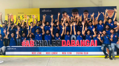 Dabang Fauj show their support for Dabang Delhi K.C. Dabang Fauj show their support for Dabang Delhi K.C.