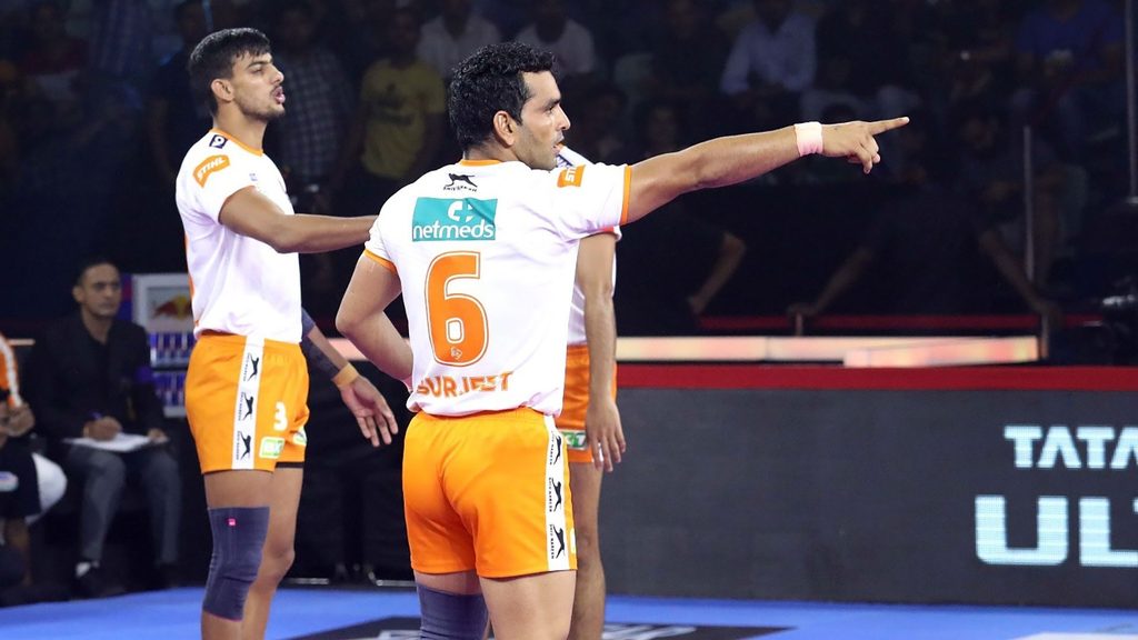 Surjeet Singh was the most successful Cover defender in vivo Pro Kabaddi Season 7.