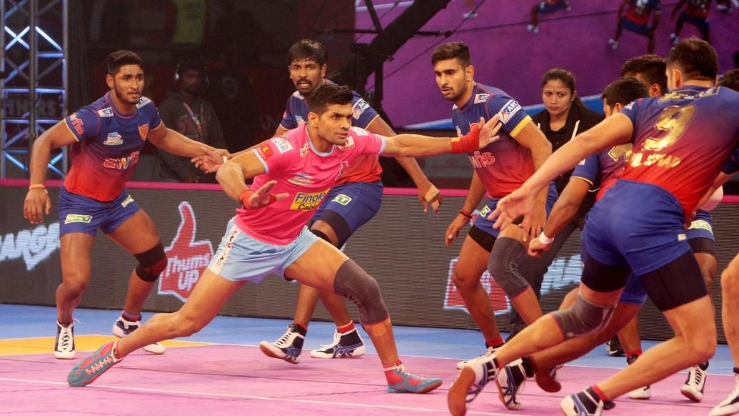 Match 121: Jaipur Pink Panthers vs Dabang Delhi K.C. Match 121: Jaipur Pink Panthers vs Dabang Delhi K.C.