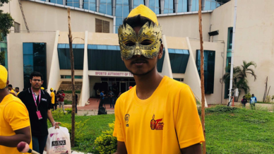 Titans Army show their support for Telugu Titans Titans Army show their support for Telugu Titans
